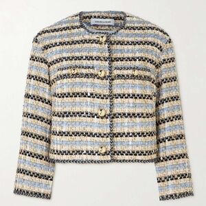 VERONICA BEARD Sumira metallic tweed jacket